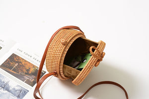 Eco-friendly Rattan Shoulder Bag