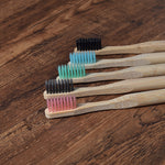 Eco-friendly Bamboo Toothbrush Soft Bristles Pack | 5pcs