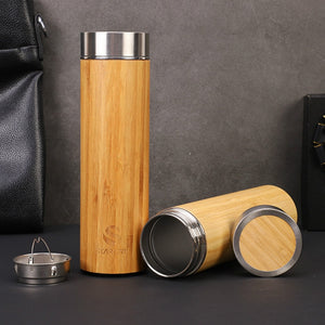 Eco-friendly Bamboo Water Thermos