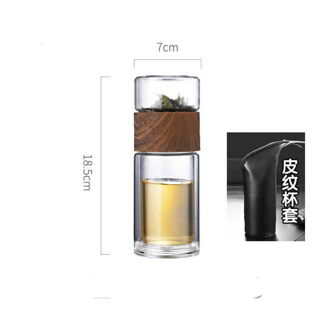 Eco-friendly Double Wall Infusion Water Bottle