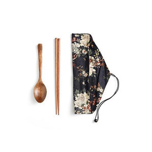 Eco-friendly Spoon and Chopsticks Travel Set