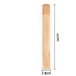 Eco-friendly Natural Bamboo Toothbrush Case | 2pcs