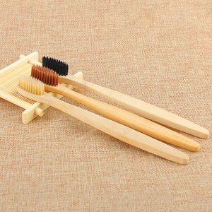 Eco-friendly Bamboo Toothbrush | 3pcs