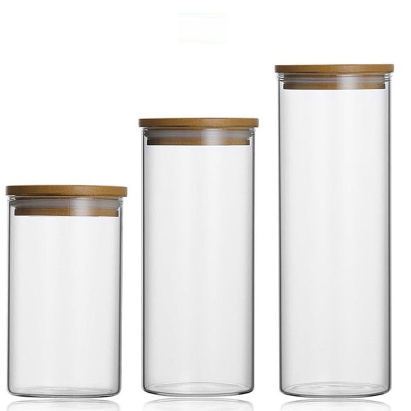 Eco-friendly Food Storage Glass Jar