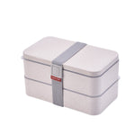 Eco-friendly Wheat Straw Double Layer Lunch Box